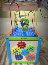 ?Imaginarium Discovery?5 Sided Activity Cube Wood BOIS MADERA 18m+ MINT