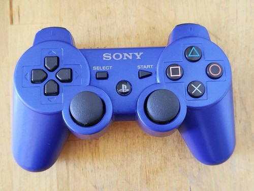 Manette ps3 bleu officielle - bleu,