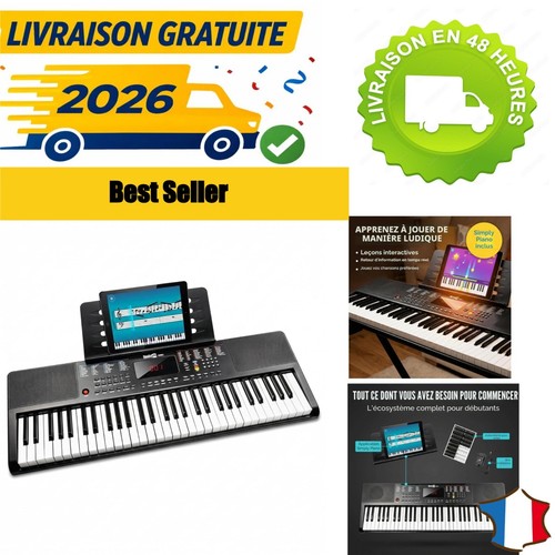 Rockjam rj361 clavier piano - rockjam,