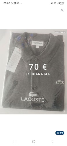 Polo lacoste manche courte - polo,