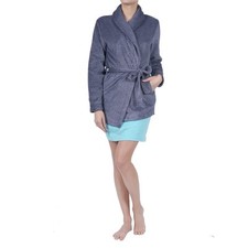 Peignoir polaire court femme