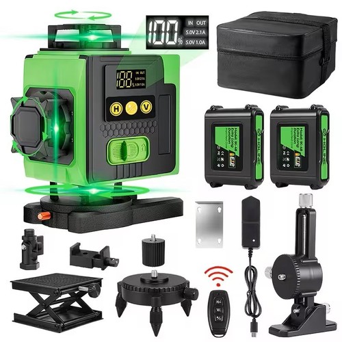 Niveau laser lignes vert - laser, 4d