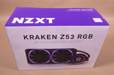NZXT Kraken Z53 RGB White 240mm Liquid Cooler With LCD Display - RL-KRZ53-RW