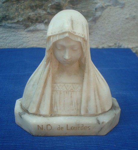V74 statue buste vierge - buste, nd