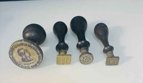 Lot anciens tampons cachets - anciens,