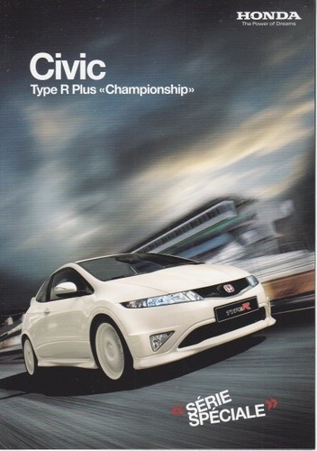 Brochure honda civic type - civic, r