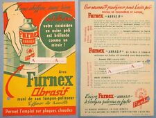 ● FURNEX Abrasive Advertising - Flambo - Polish Steel - Erases Rust - Rare