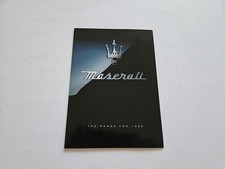 MASERATI QUATTROPORTE 3200 GT FOLD OUT SALES BROCHURE 1999