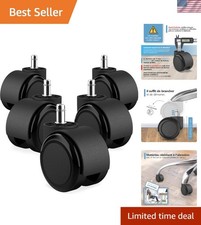 Jeu de 5 Roulettes de Chaises