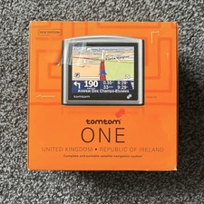 TomTom ONE N14644 Sat Nav GPS Navigation System - UK & Ireland Maps - Working