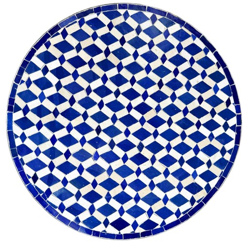 Plaque mosaïque bleue cm - plaque,