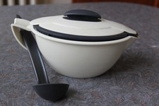 Sauciere Iso Duo Tupperware Bleu-Gris  Et Crème