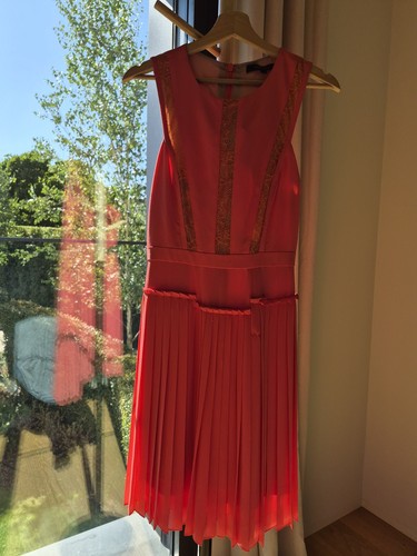 Robe bcbgmaxazria corail - bcbgmaxazria, /