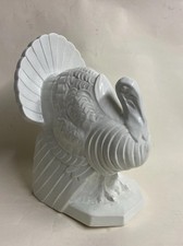 Dindon en faïence Craquelée