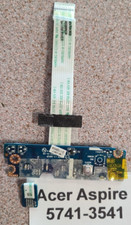 Acer Aspire 5741G laptop power button with flex cable
