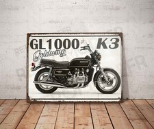 Plaque métal vintage Honda GL