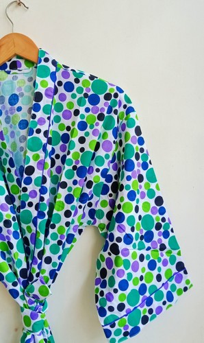 Robe maxi kimono indienne - kimono, en