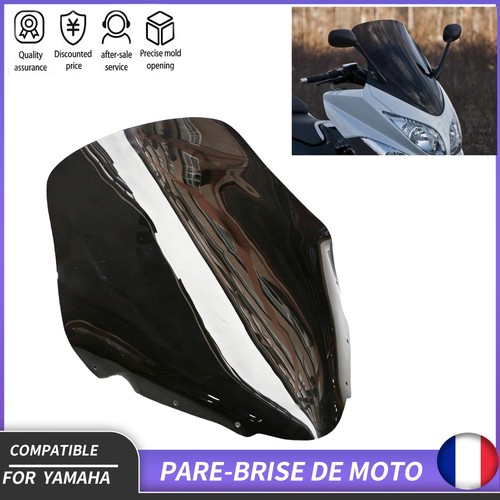 58cm noir moto pare brise - noir, pare-brise