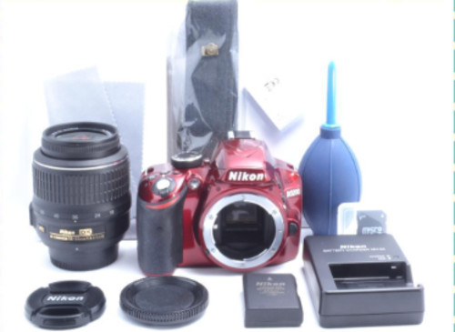 Nikon d3200 rouge - d3200, 24,2