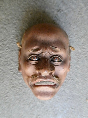 Masque miniature asie xix - miniature, eme