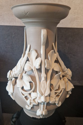 Vase art nouveau oiseaux - nouveau,