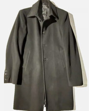 Vintage 90s COSTUME NATIONAL HOMME Mens Wool Melton Slim Coat  sz 42 It 52