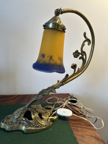 Lampe art nouveau bronze - nouveau,