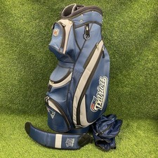 New England Patriots Wilson NFL Xtra Cart Golf Bag 14-Way Top