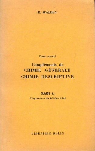 Compléments chimie - de,