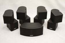 5x Bose Jewel Cube Speakers (Black) Incl. Center! 