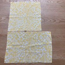 Tissu ancien Chirimen jaune