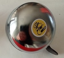 Sonnette vélo chromée 80mm