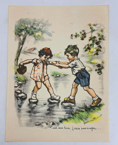 Illustration ancienne germaine - ancienne,