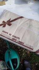 DRAP ANCIEN  BLANC METIS