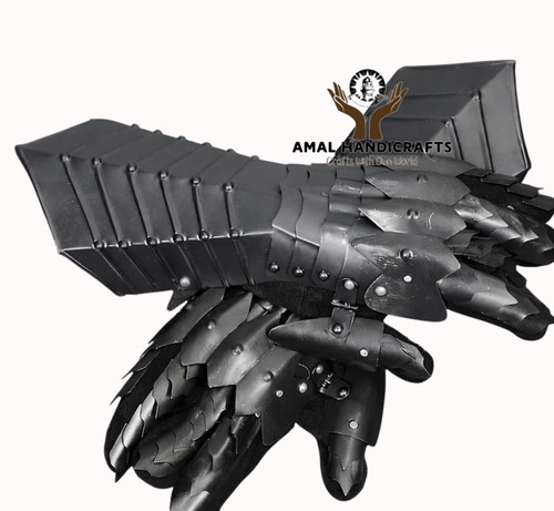 Ensemble armure noire - noire, gants