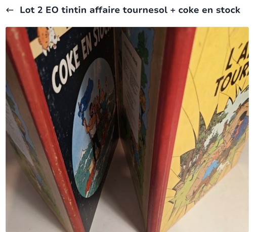 Tintin lot eo - tintin, belge