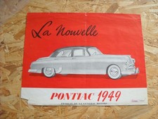 CATALOGUE/BROCHURE PONTIAC 1949