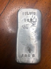 Lingot Argent Fait maison 🏠 home made 900emes Silver Bar