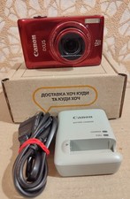 Camera Canon IXUS 1100HS 12.1MP & 8GB card RED Digital camera Tested Work *READ*