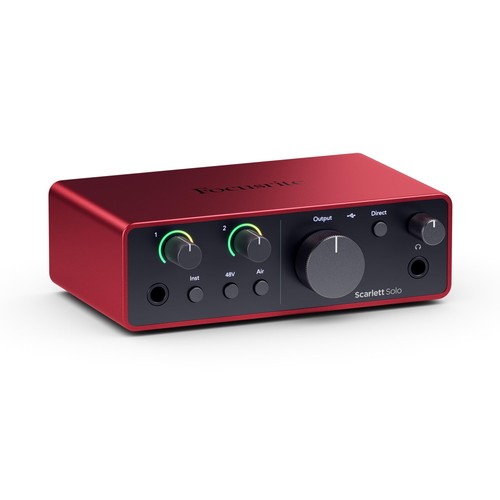 Focusrite ams scarlett solo - focusrite, ams-scarlett-solo-4g