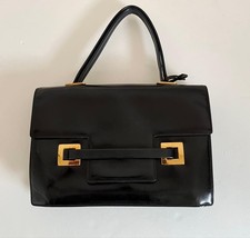 Delvaux Black Leather Handbag