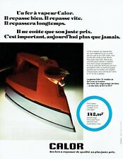 1975 Advertising 520 Calor the Iron Steam Pressing Feather Advertising