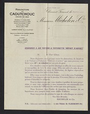 CLERMONT-FERRAND (63) TIRE FACTORY / AIR CHAMBERS "MICHELIN & Cie" in 1924