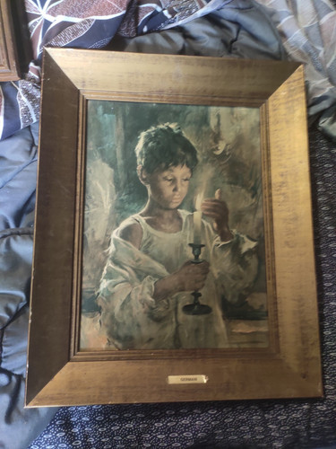 Ancien tableau huile sur - ancien,