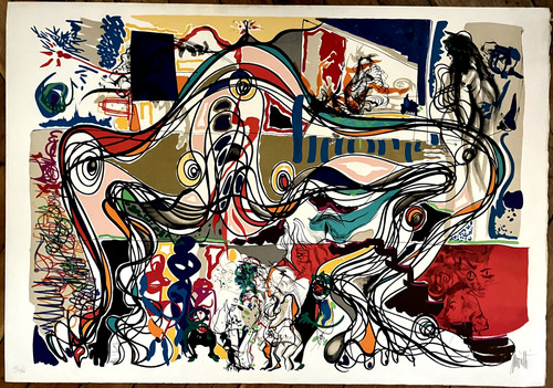Raymond moretti lithographie - moretti,