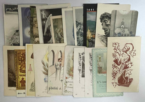 Lot images pieuses diverses - lot,