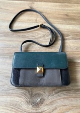 Sac Furla à bandoulière Pochette en cuir multicolore Vintage en bon état