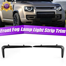 Front Bumper Lip Splitter Fin 2Pcs For Land Rover Defender 90 110 130 2020-2024
