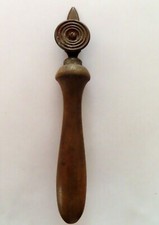 Antique wooden box opener forward tip year 50 -18 cm