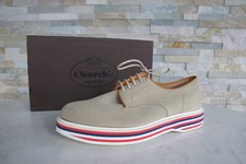 Church's Eu 41 Royaume-Uni 7 US 8 Chaussures à Lacets LEYTON Sable Neuf Ancien